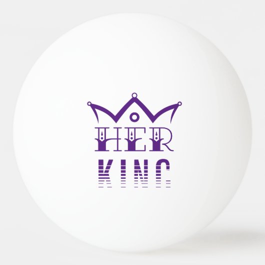 Haar koning pingpongbal (Achterkant)
