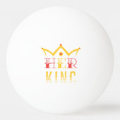 Haar koning pingpongbal (Achterkant)