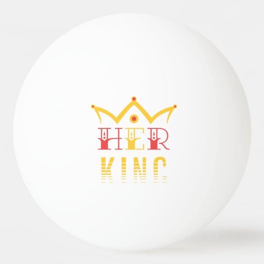 Haar koning pingpongbal (Achterkant)