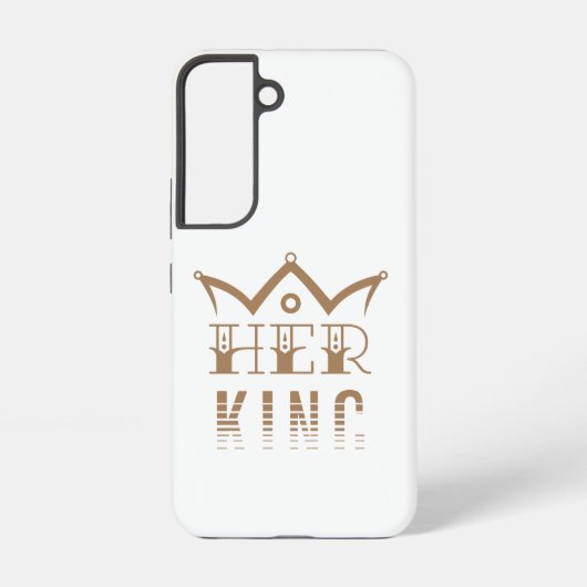 Haar Koning Samsung Galaxy Hoesje (Achterkant)