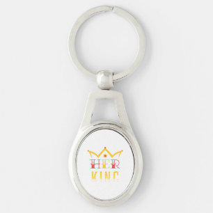 Haar koning sleutelhanger