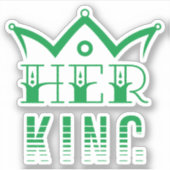 Haar koning sticker (Voorkant)