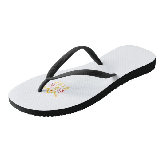 Haar Koning Teenslippers (Schuin)