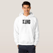 Haar koningsschaak hoodie (Voorkant volledig)