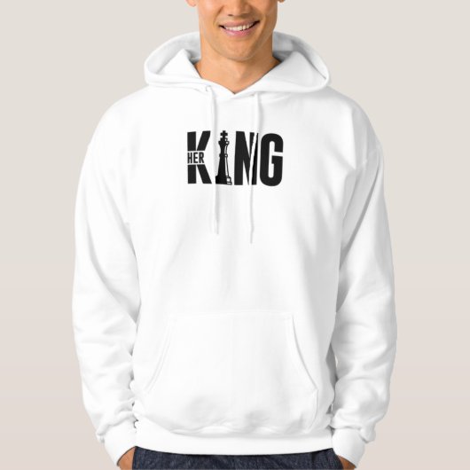 Haar koningsschaak hoodie (Voorkant)