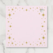 Haar koninklijke schoonheid Gold prinses 5 de verj Bedankjes Labels (Achterkant)