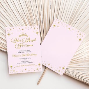 Haar koninklijke schoonheid Gold prinses 5 de verj Kaart