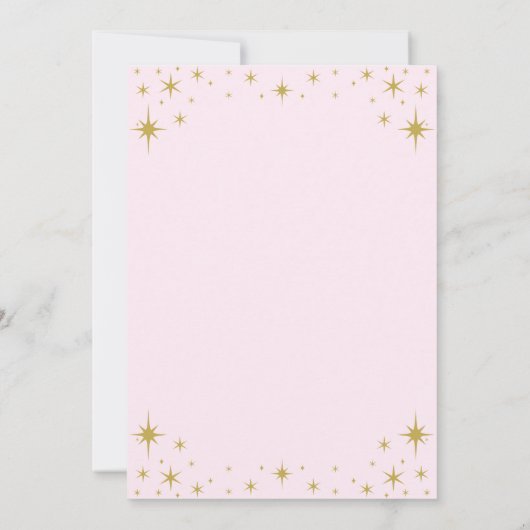 Haar koninklijke schoonheid Gold prinses 5 de verj Kaart (Achterkant)