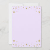 Haar koninklijke schoonheid Gold prinses 5th Birth Kaart (Achterkant)