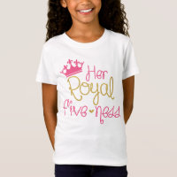 Haar Koninklijke Vijfde Birthday Shirt