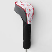 Haar kreeft bake preppy golfheadcover (Schuin)