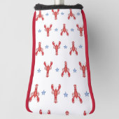 Haar kreeft bake preppy golfheadcover (Draai 90)