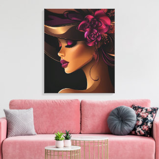 HAAR KROON #11 CANVAS AFDRUK