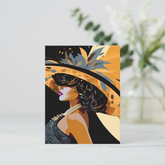 HAAR KROON #1 BRIEFKAART (Staand voorkant)