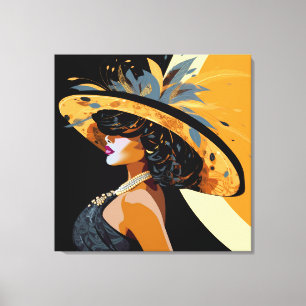 HAAR KROON #1 CANVAS AFDRUK