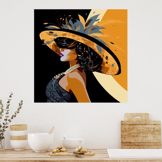 HAAR KROON #1 POSTER (Keuken)