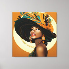 HAAR KROON #2 CANVAS AFDRUK