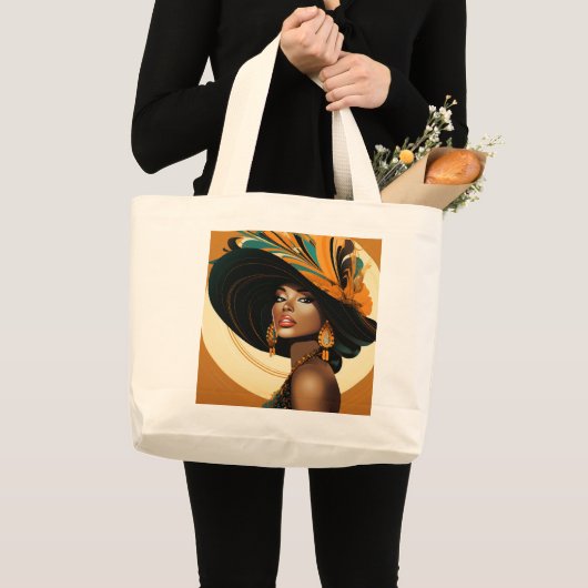 HAAR KROON #2 GROTE TOTE BAG (Voorkant (product))