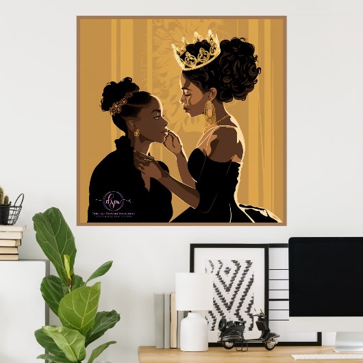 HAAR KROON #2 POSTER (Thuiskantoor)