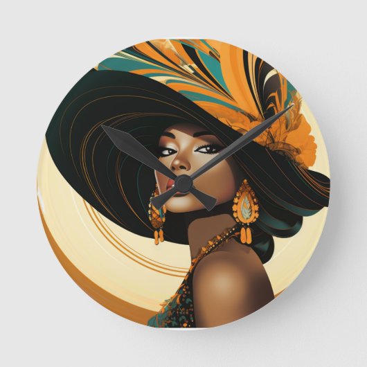 HAAR KROON #2 RONDE KLOK (Voorkant)