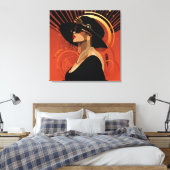 HAAR KROON #3 CANVAS AFDRUK (Insitu (Slaapkamer))