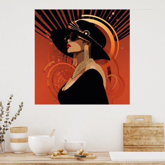 HAAR KROON #3 POSTER (Keuken)