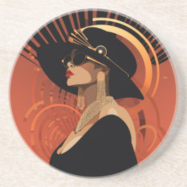 HAAR KROON #3 ZANDSTEEN ONDERZETTER