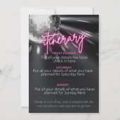 Haar laatste Disco Bachelorette Weekend Kaart (Achterkant)