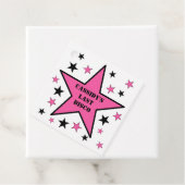 Haar laatste disco Cowgirl Bachelorette party Bedankjes Labels (In situ)