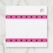 Haar laatste disco Cowgirl Bachelorette party Bedankjes Labels (Achterkant)