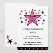 Haar laatste disco Cowgirl Bachelorette party Kaart (Voorkant / Achterkant)