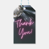 Haar laatste Disco Meidenavond Bedankt Cadeaulabel (Voorkant)