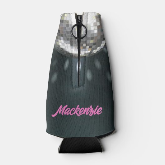 Haar laatste Disco Meidenavond Flesjeskoeler (Achterkant)