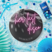 Haar laatste discomiddag bruidsservetten papieren bordje (Feest)