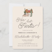Haar laatste Fiesta woestijncactus vrijgezellenfee Kaart (Voorkant)