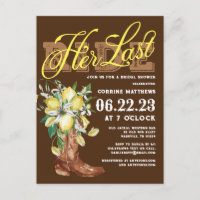 Haar laatste Ride Cowgirl Boots Lemons Vrijgezelle