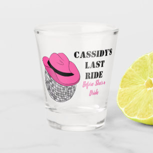 Haar Laatste Rit Disco Cowgirl Bachelorette Feest Shot Glas