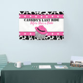 Haar Laatste Rit Disco Cowgirl Bachelorette-feest Spandoek (Beurs)