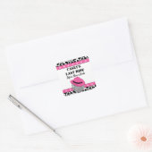 Haar Laatste Rit Disco Cowgirl Bachelorette Feest Vierkante Sticker (Envelop)
