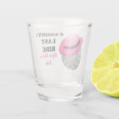 Haar Laatste Rit Disco Cowgirl Bachelorette Feestj Shot Glas (Achterkant)