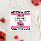 Haar Laatste Rit Disco Cowgirl Meisjesuitstap Servet (Insitu)