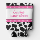 Haar laatste Rodeo Disco Cowgirl Bachelorette part Blikjeskoeler (Voorkant)