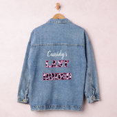 Haar laatste Rodeo Disco Cowgirl Bachelorette part Denim Jacket (Hangar)