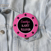 Haar laatste Rodeo Disco Cowgirl Bachelorette part Ronde Button 4,0 Cm (In situ)