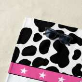 Haar laatste Rodeo Disco Cowgirl Bachelorette part Strandlaken (In situ)