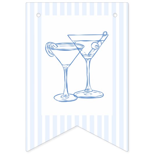 Haar laatste toast op de kust vlaggetjes (Eerste vlag)