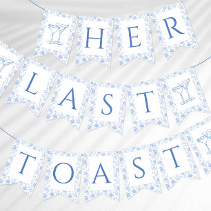Haar laatste toost op The Coast Floral Vlaggetjes