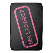 "HAAR LADYSHIP" BADMAT (Voorkant Verticaal)