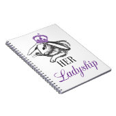 Haar Ladyship-laptop Notitieboek (Rechterzijde)