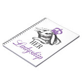 Haar Ladyship-laptop Notitieboek (Linkerzijde)